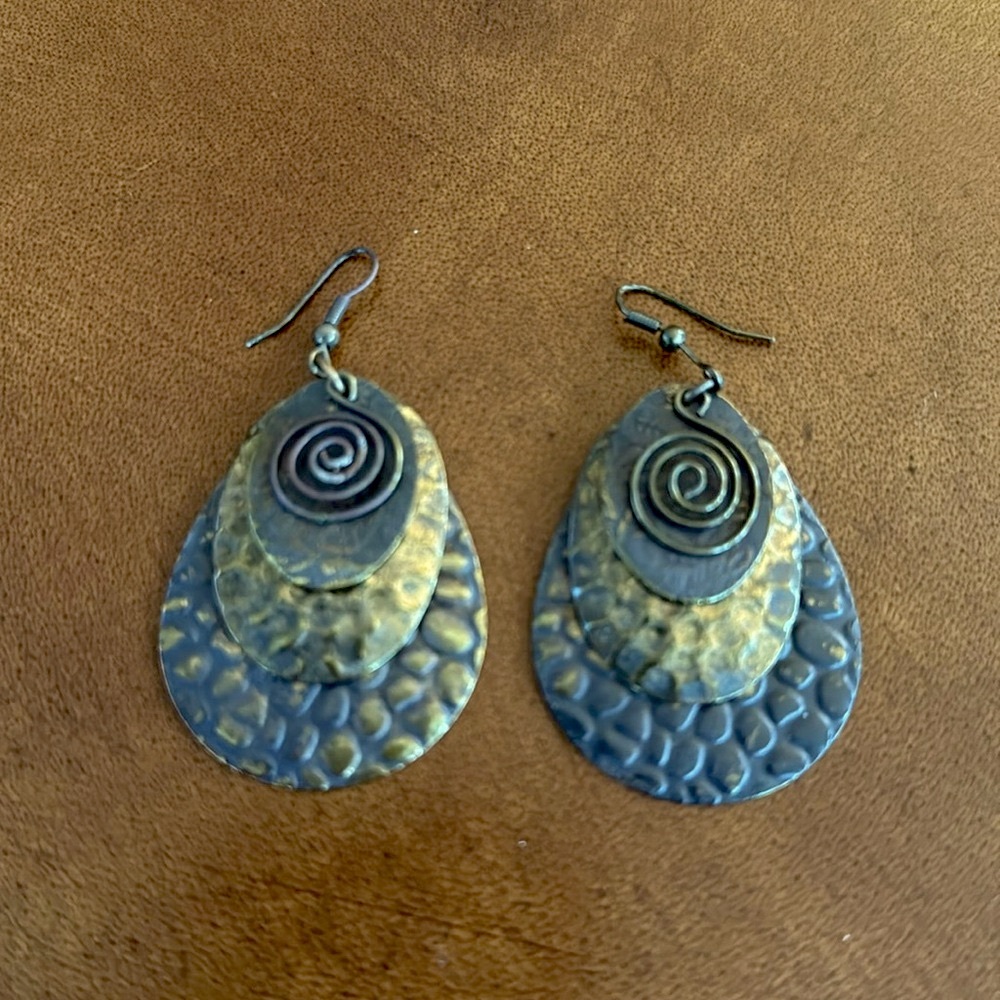 Brass Bohemian Earrings